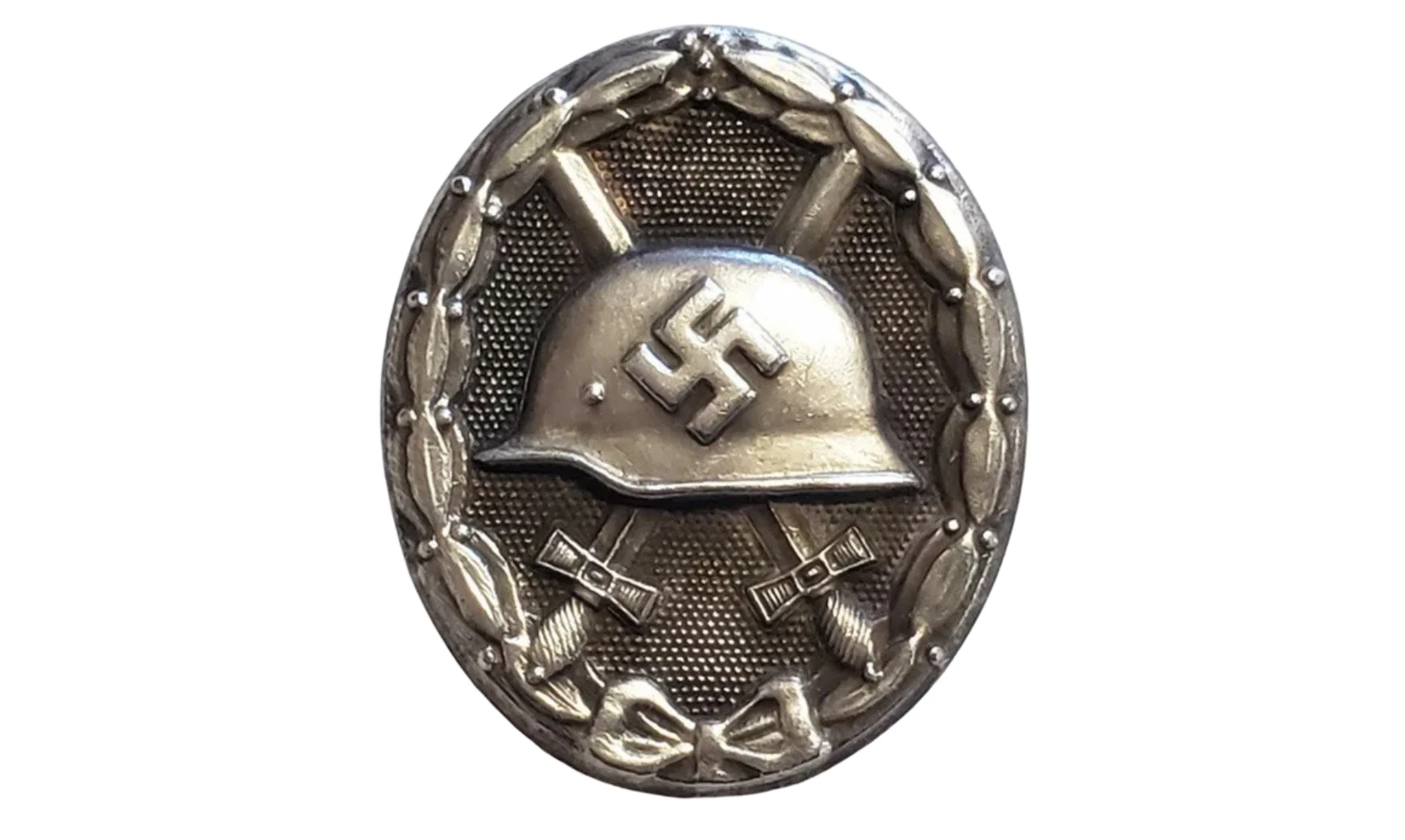 Silver Wounded Badge (Old Silver)
