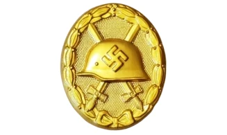 Gold Wounded Badge