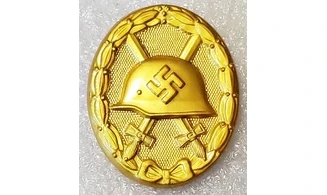 Gold Wounded Badge