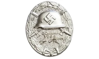 20-07-44 Silver Wounded Badge