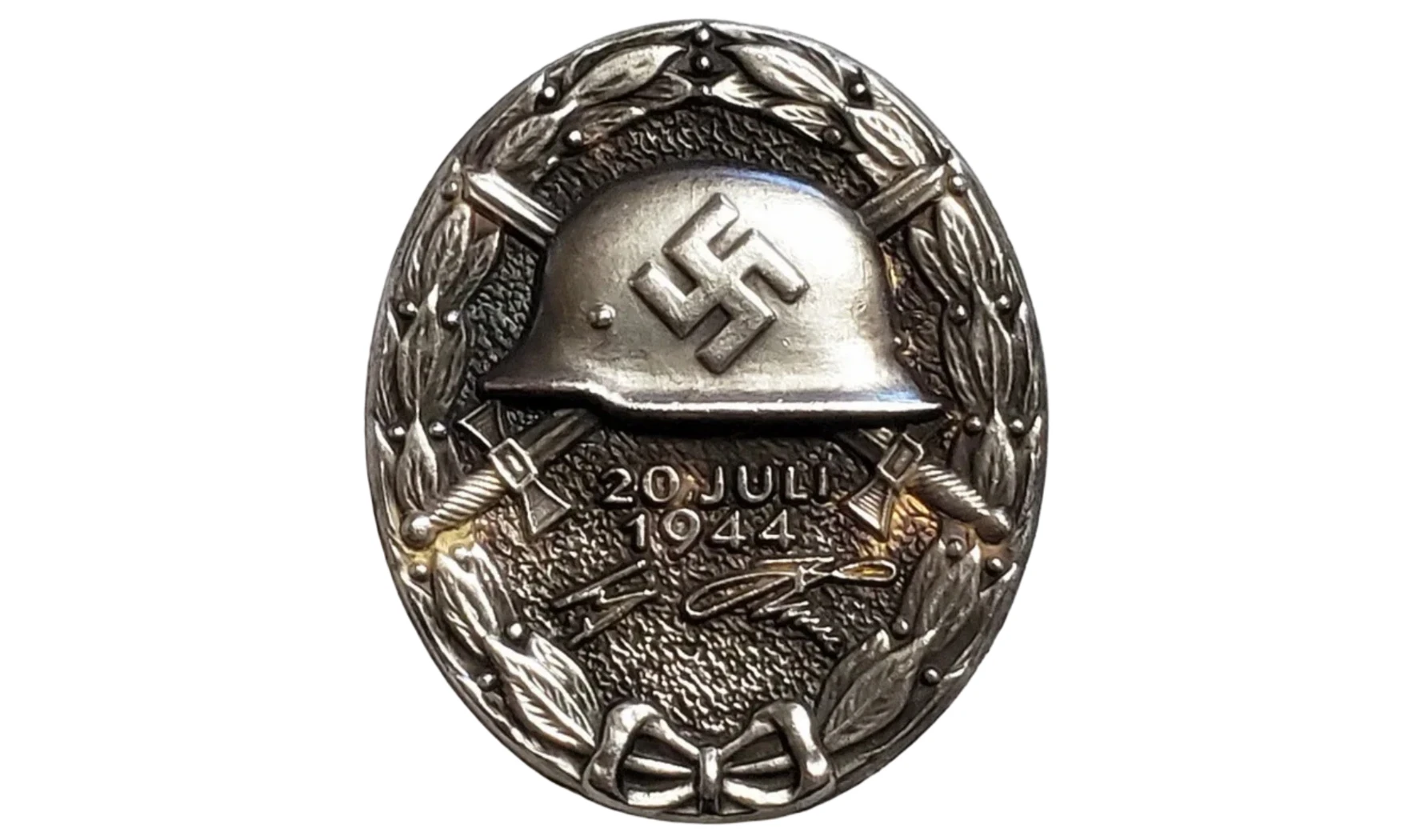 20-07-44 Silver Wounded Badge (OD)