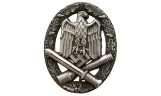 Silver General Assault badge (OD)