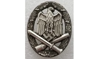 Silver General Assault badge (OD)