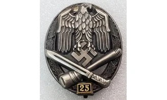 Insigne Assaut Général 25 Argent (VA)