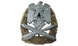 Silver 100 General Assault badge