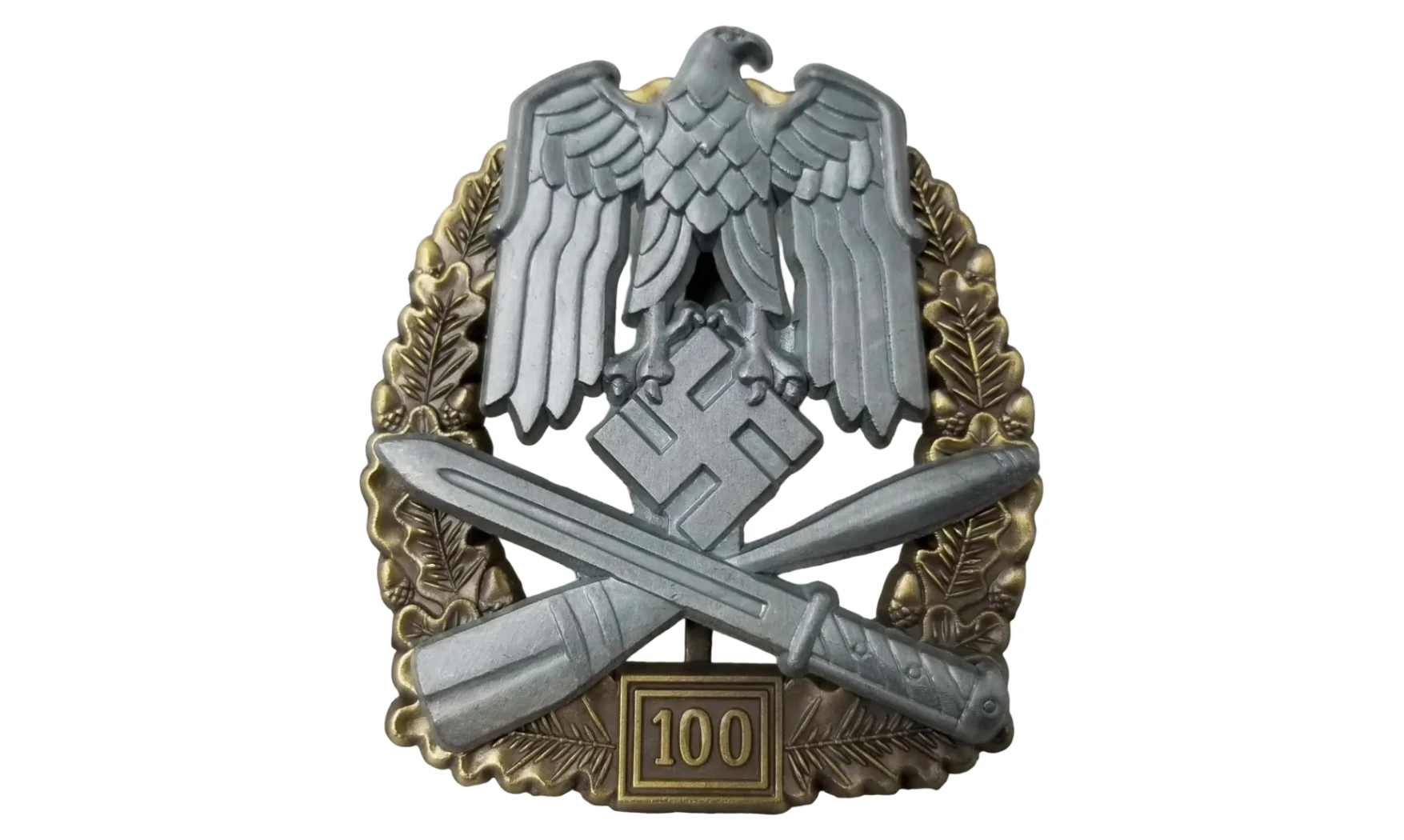 Silver 100 General Assault badge