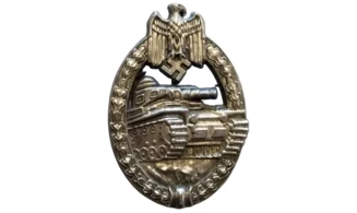Silver Panzer Assault badge (OD)