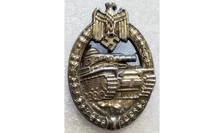 Silver Panzer Assault badge (OD)