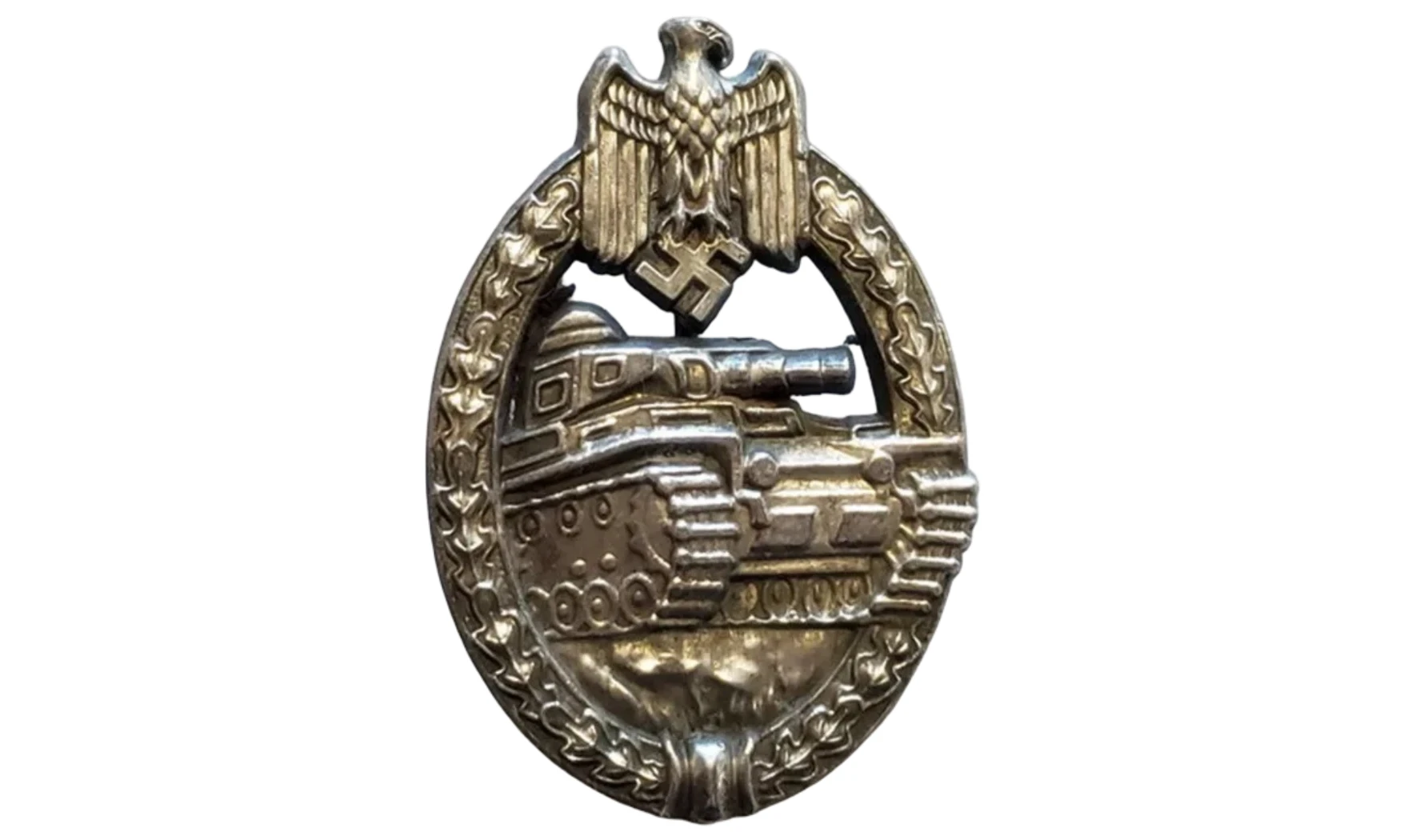 Silver Panzer Assault badge (OD)