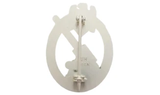 Silver Flack WH badge