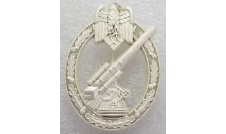 Silver Flack WH badge