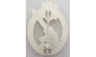 Silver Flack WH badge