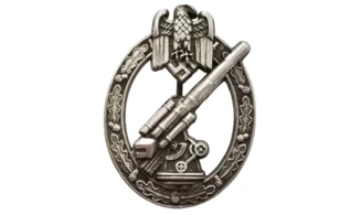 Silver Flack WH badge (OS)