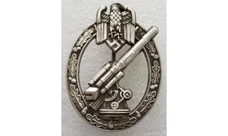Silver Flack WH badge (OS)