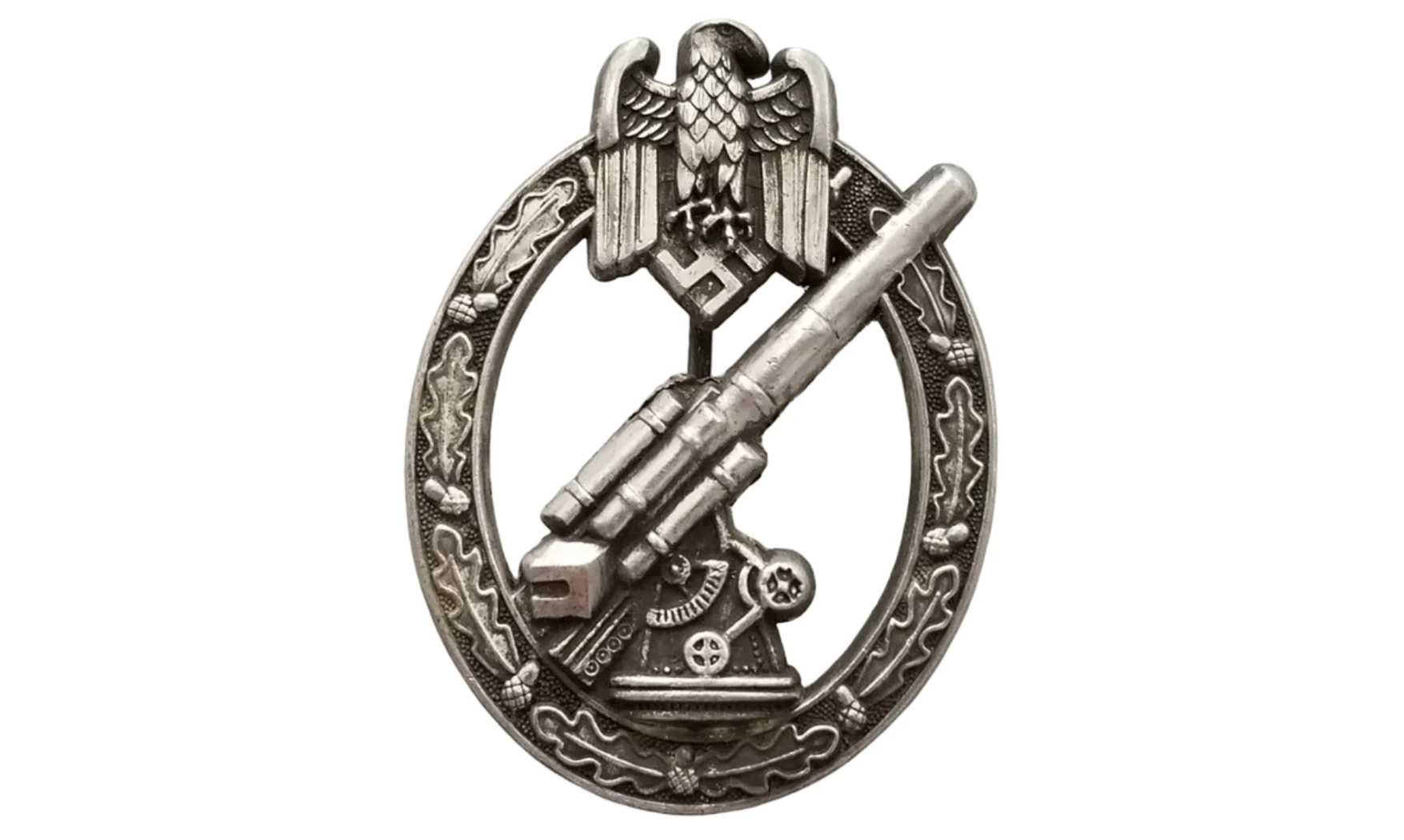 Silver Flack WH badge (OS)