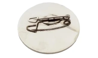 SS Skull badge, enamelled