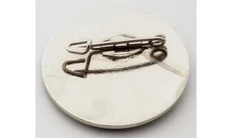 SS Skull badge, enamelled