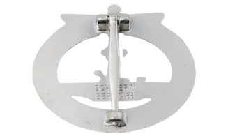 KM Uboat badge, Silver