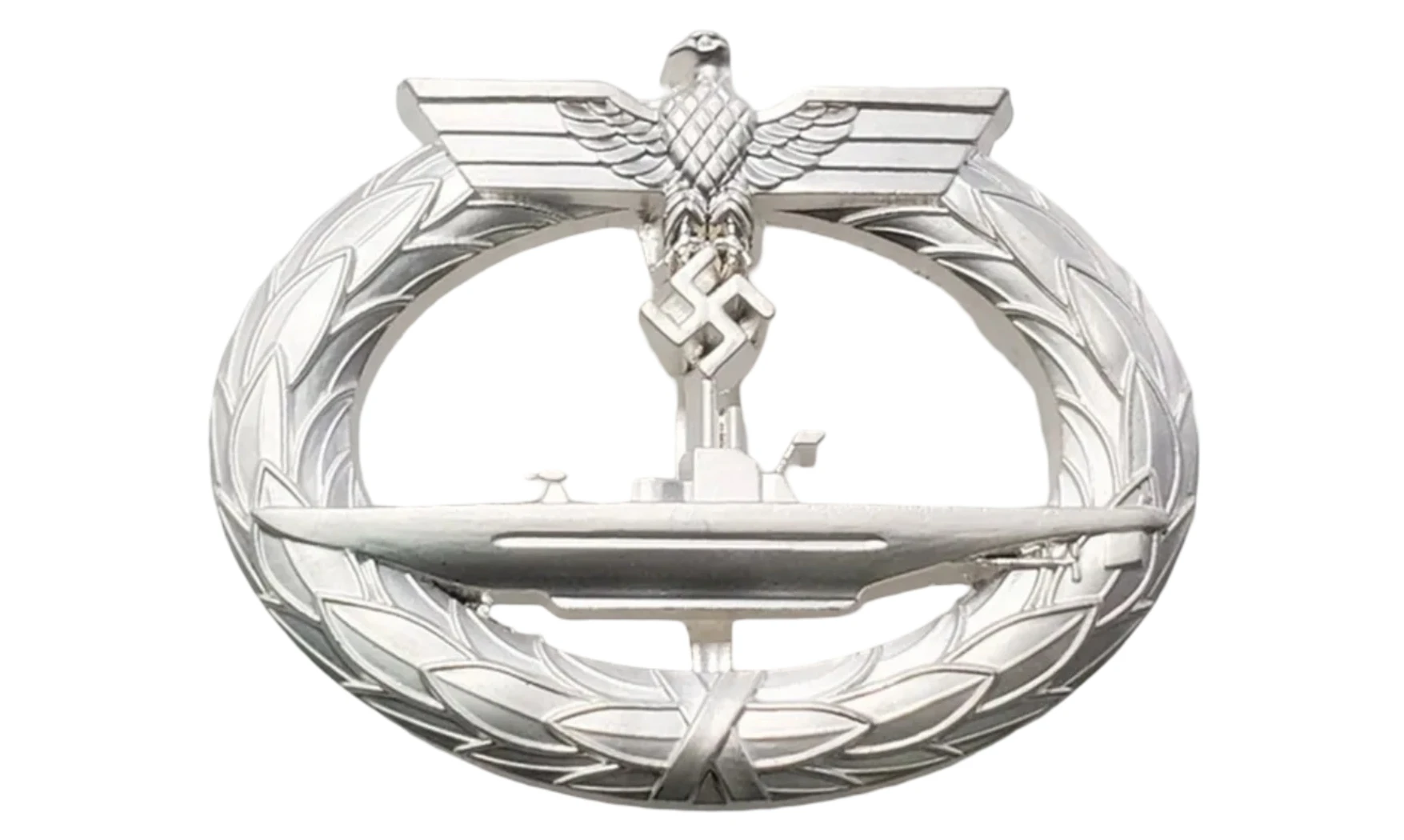 KM Uboat badge, Silver