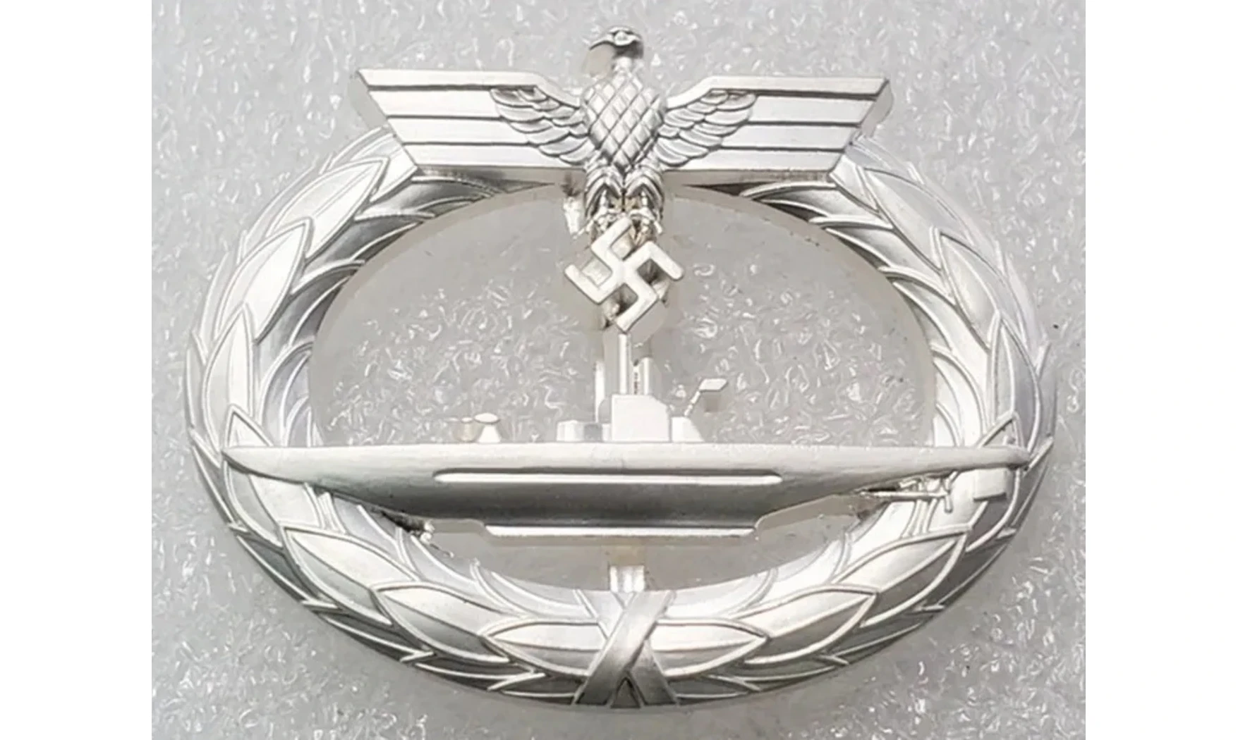 KM Uboat badge, Silver