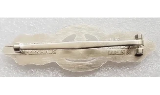 Silver KM Uboat close combat badge