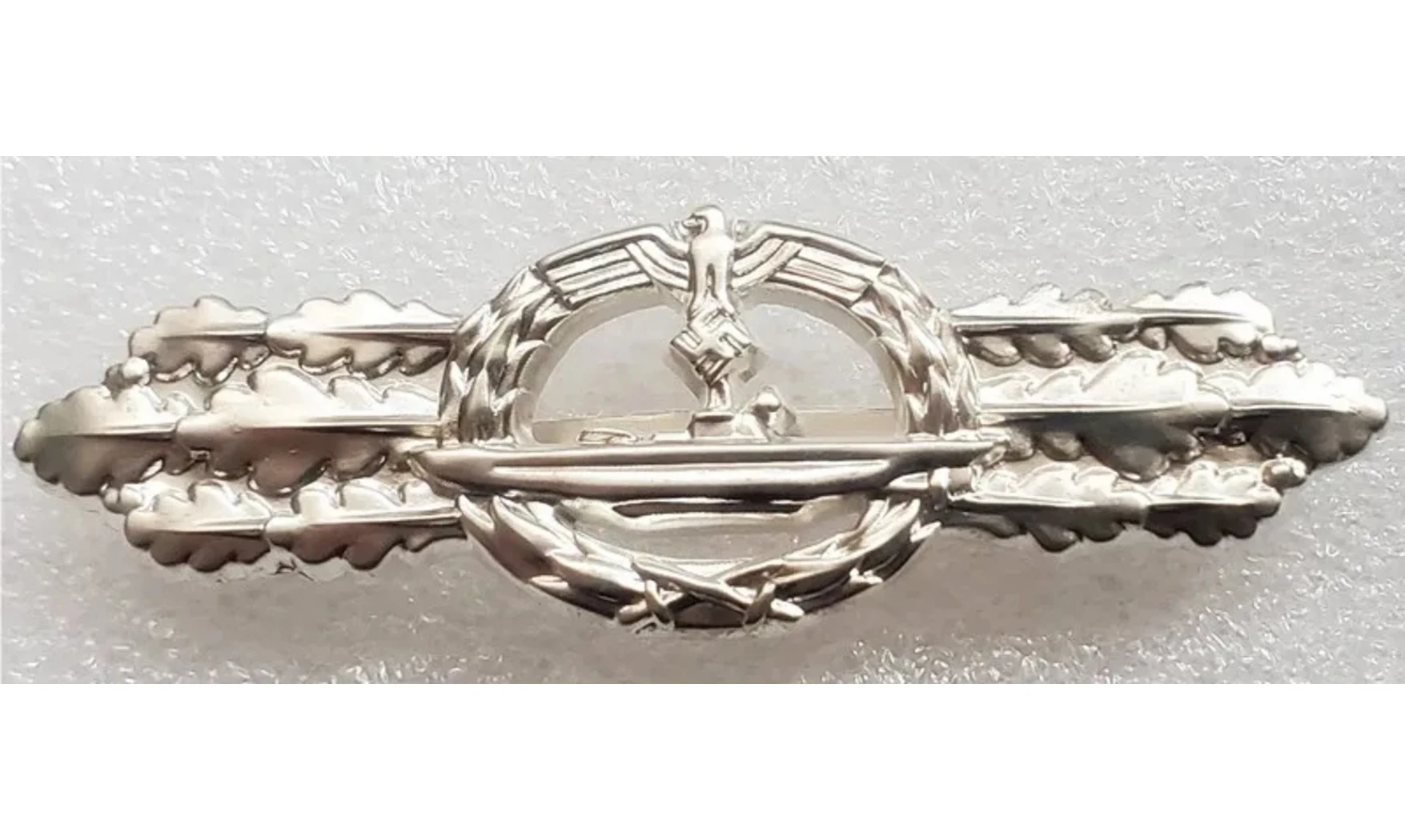 Silver KM Uboat close combat badge