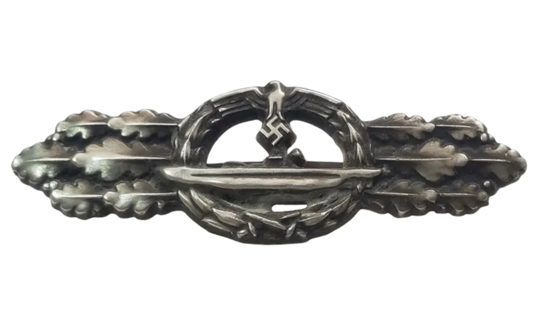Insignia Combate Uboat KM, Plata (PV)