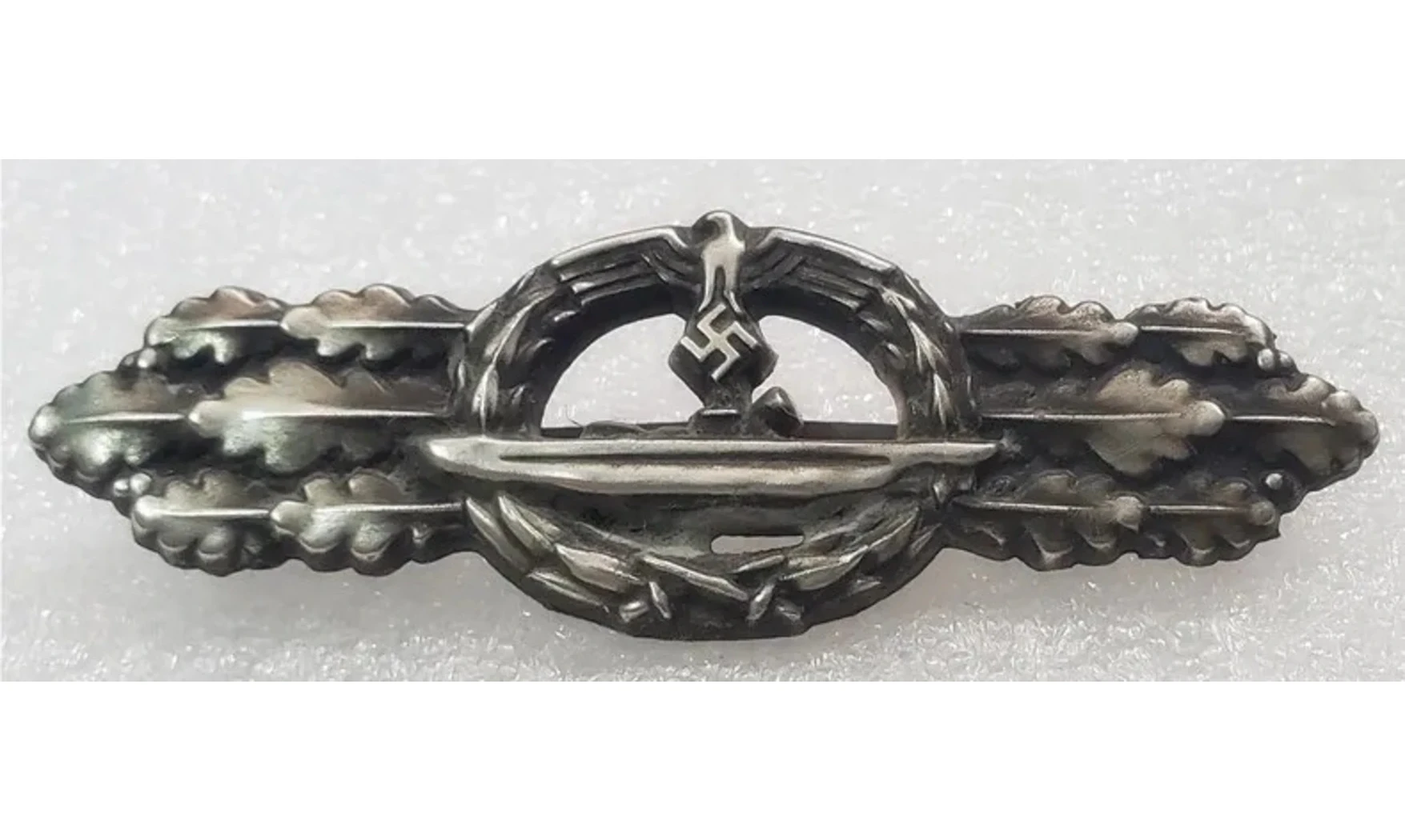 Insignia Combate Uboat KM, Plata (PV)