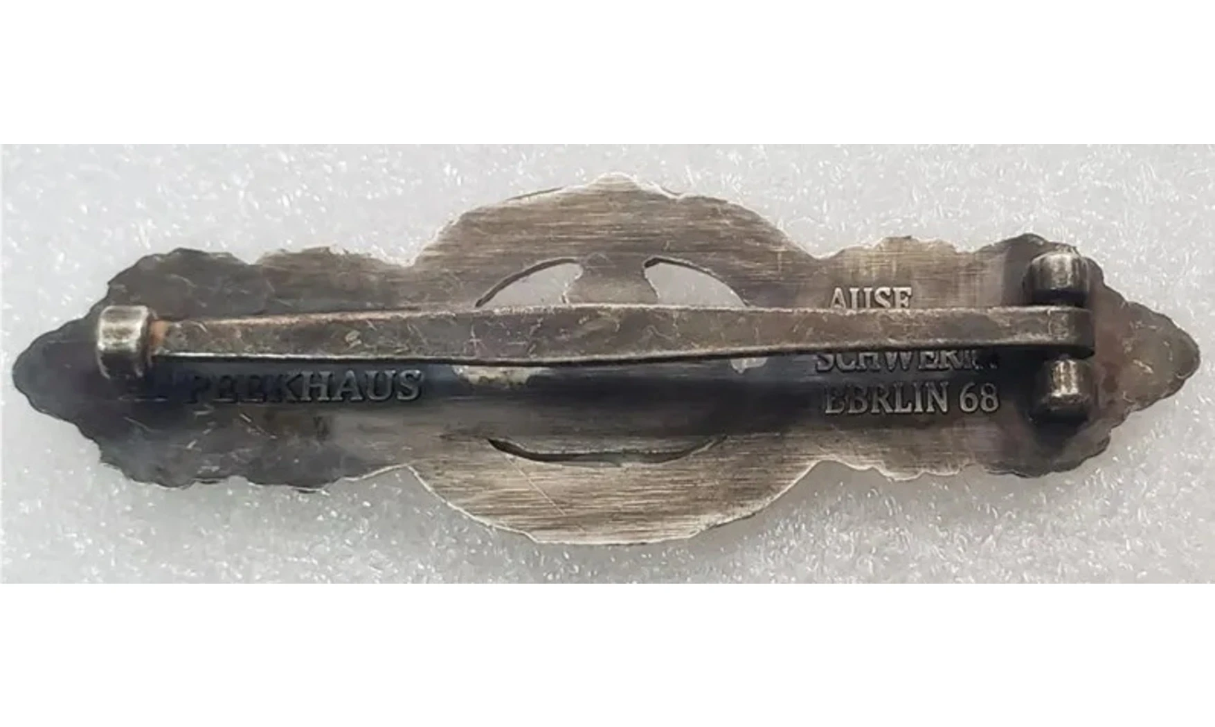 Insignia Combate Uboat KM, Plata (PV)