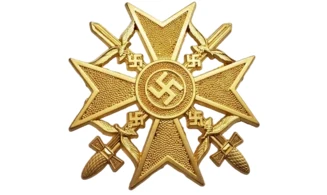 Croix d'espagne avec Glaives Or