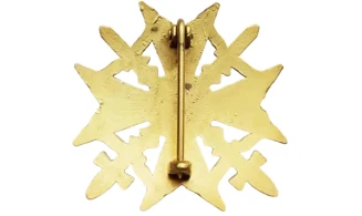 Croix d'espagne avec Glaives Or