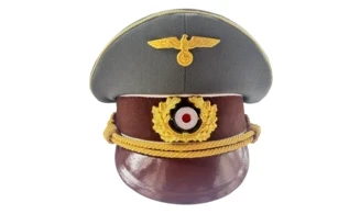 Hitler Visor Cap Fieldgray Tricot