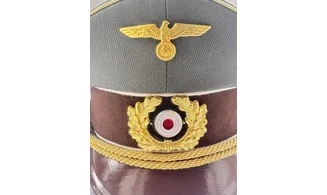 Hitler Visor Cap Fieldgray Tricot