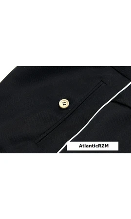 Pantalon droit Off/Gen ASS Trikot Noir