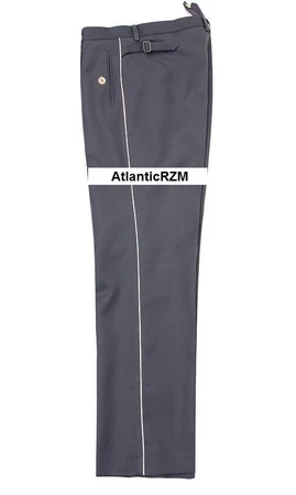 Pantalon droit Off WH Trikot Steingrau