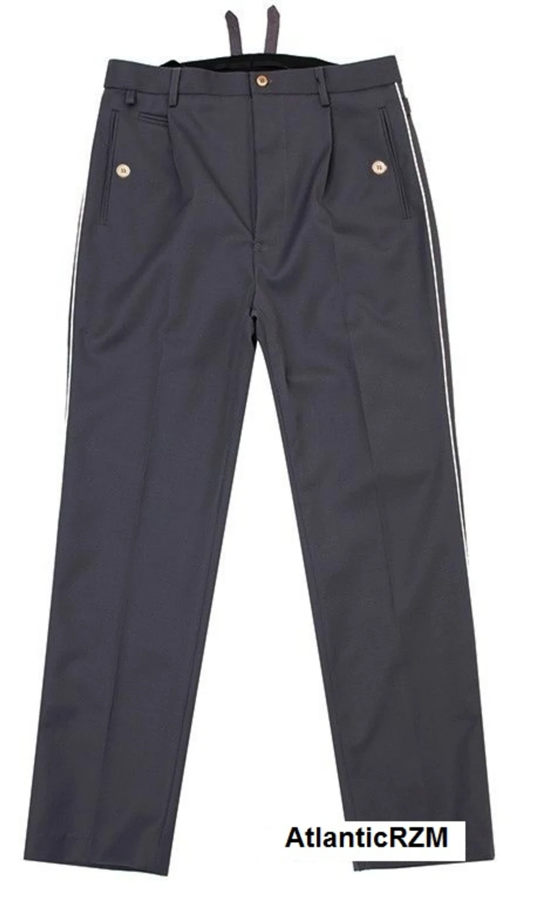 Pantalon droit Off WH Trikot Steingrau