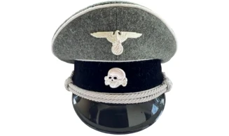 WSS Officer Visor Cap Wool feldgrau