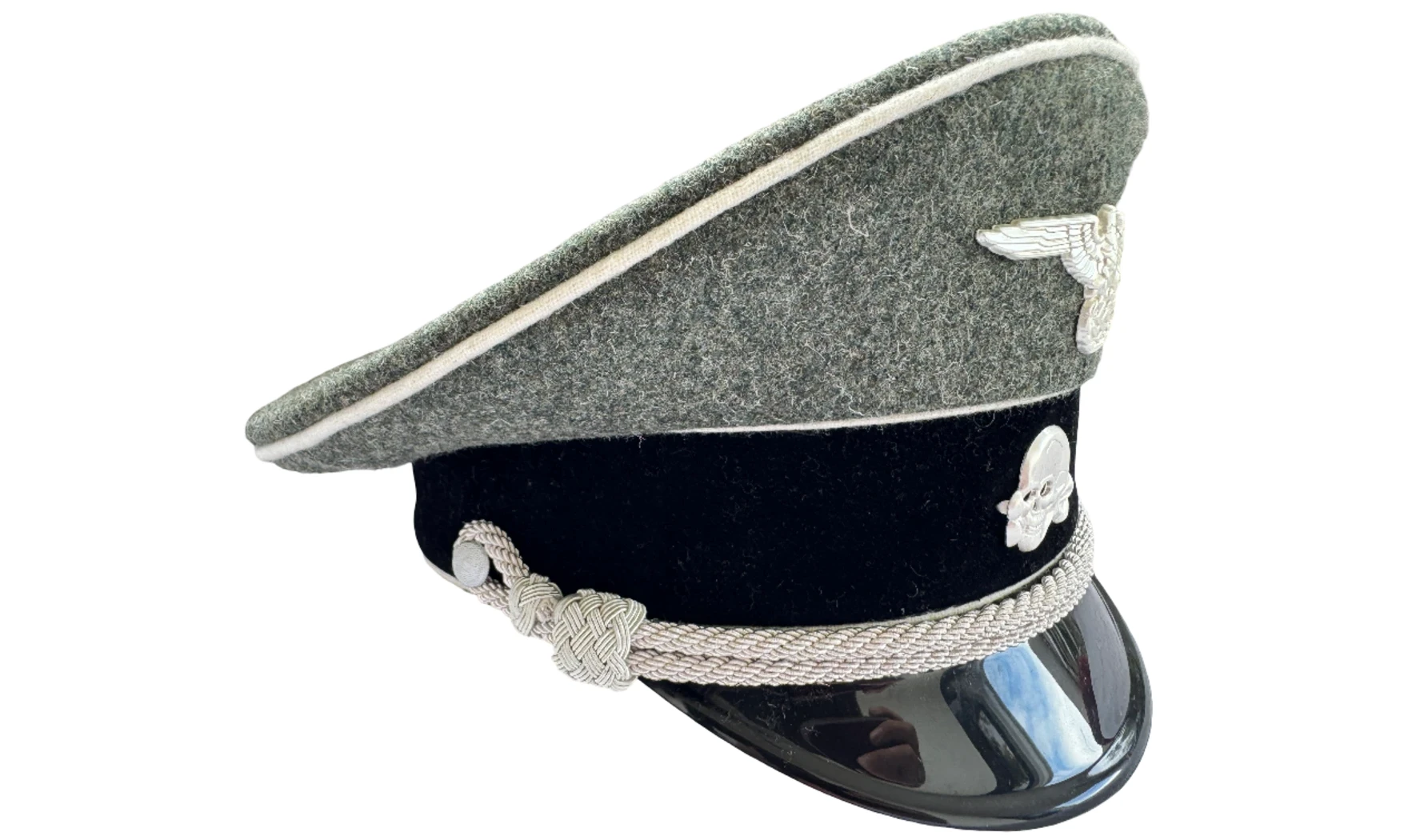 Schirmmütze Officier WSS Laine feldgrau