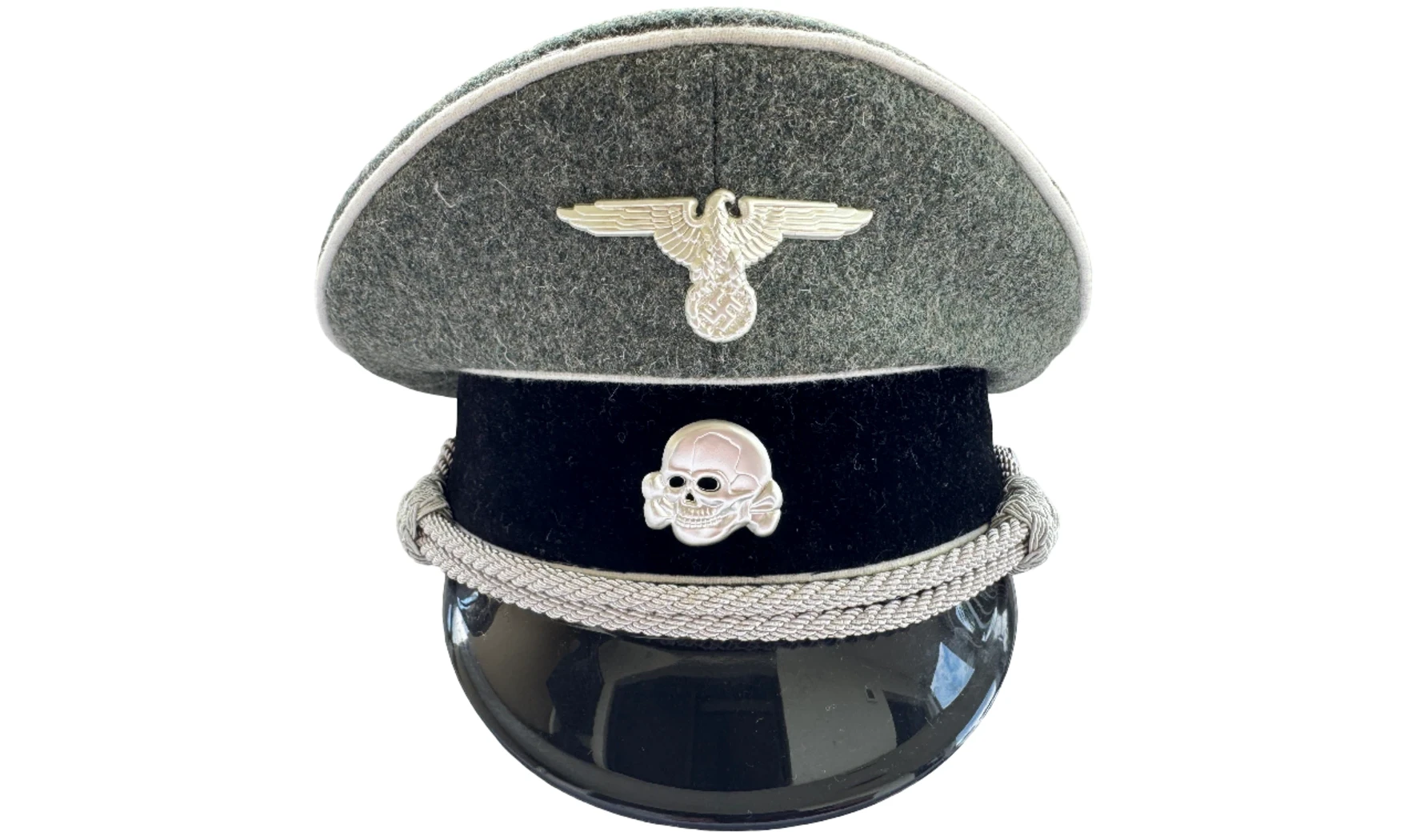 Schirmmütze Officier WSS Laine feldgrau
