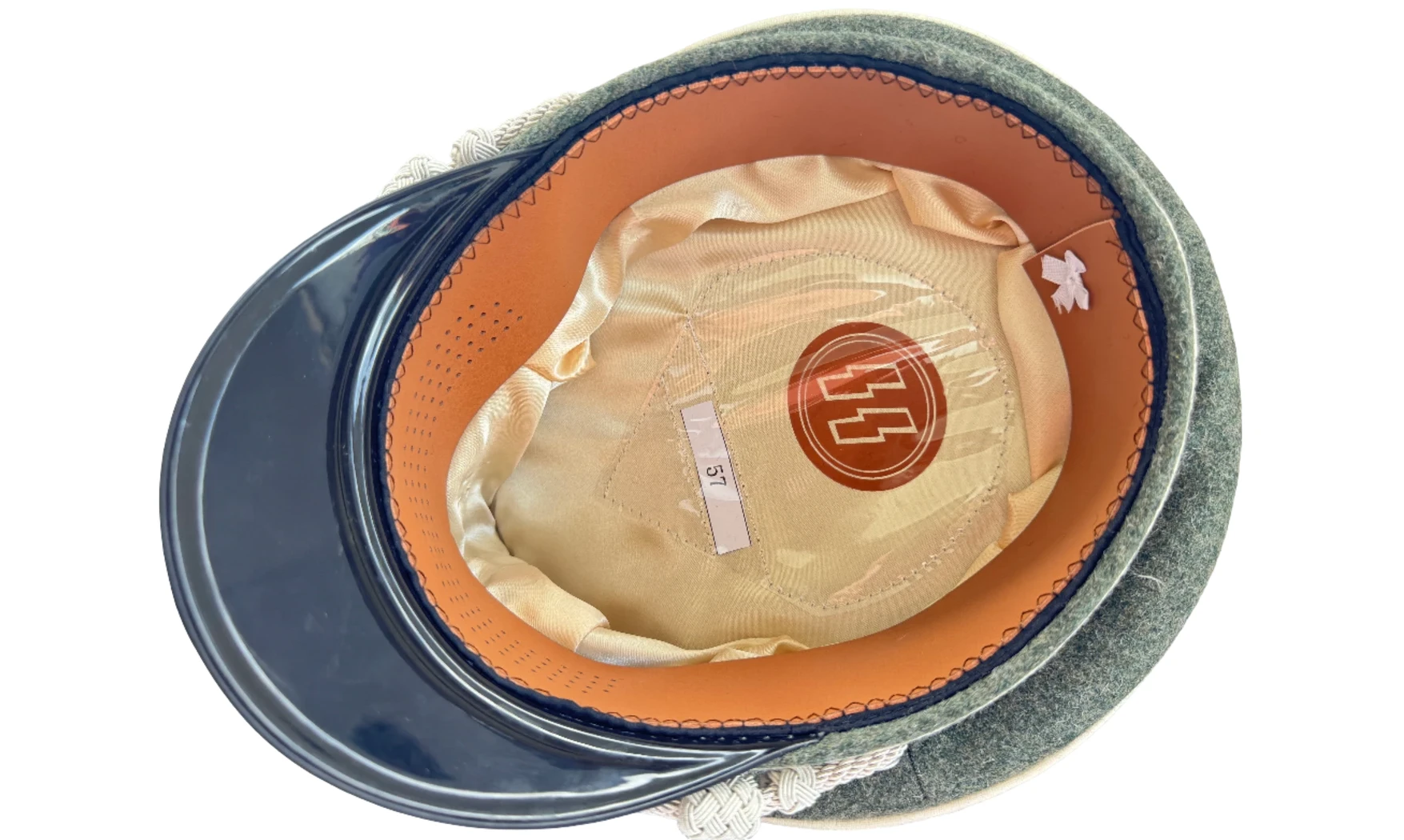 Schirmmütze Officier WSS Laine feldgrau