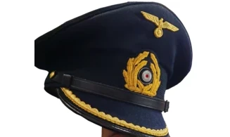 KM Officer/Admiral Visor Cap Tricotine