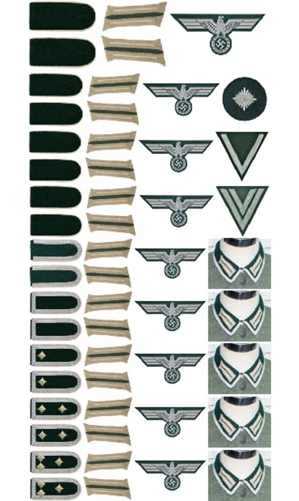 Vareuse M36 WH Troupe/Sous-off, Laine