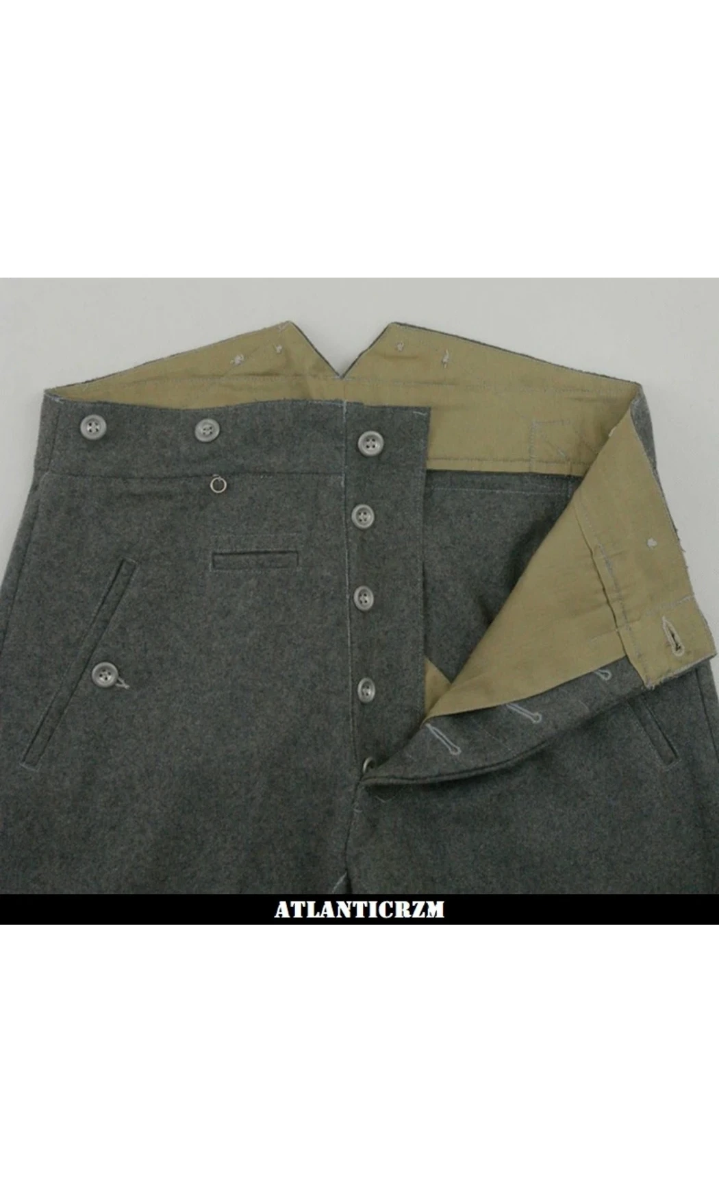 Pantalon M36 WH laine Steingrau