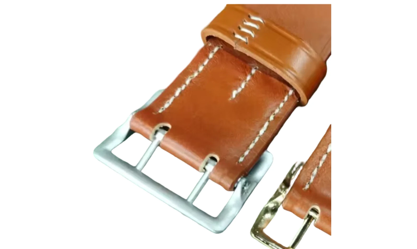 Ceinturon Officier WH/LW - Cuir Marron