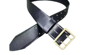WH/LW General Belt - Black Leather
