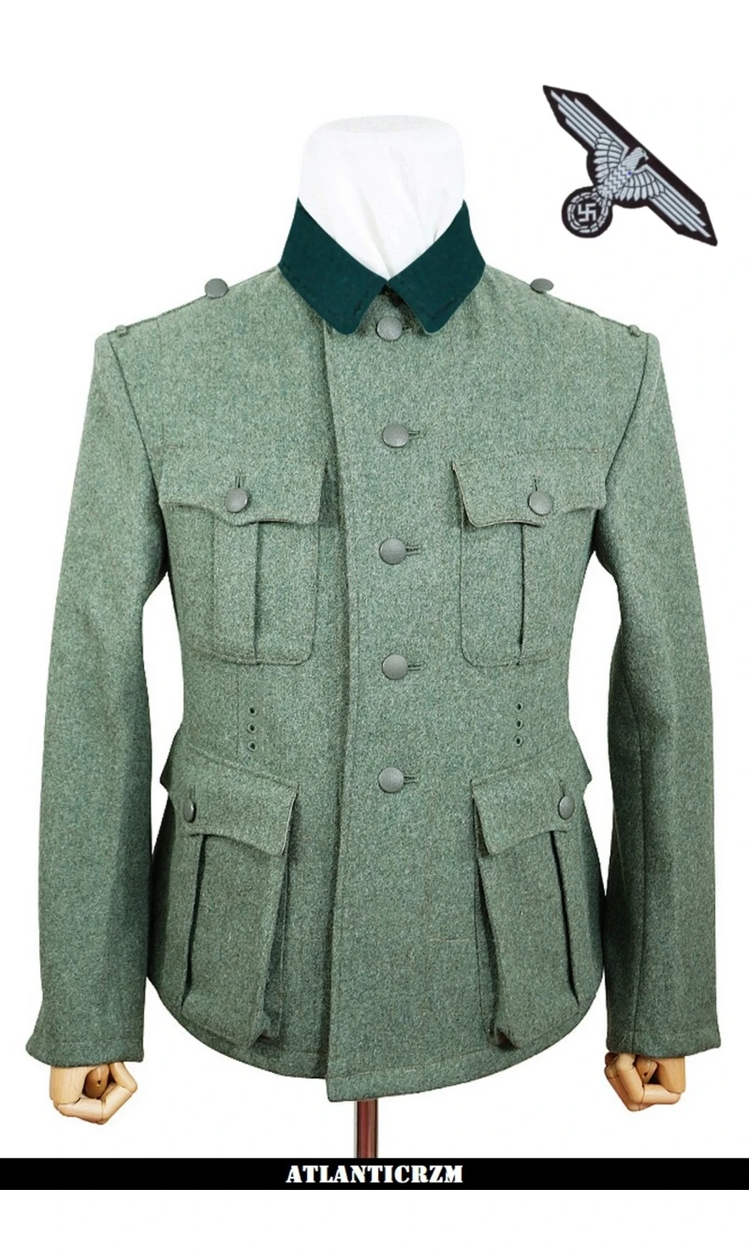 Vareuse M36 WSS Troupe/Sous-off, Laine