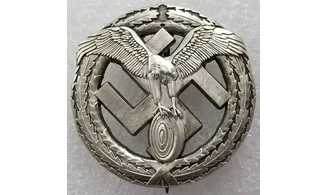 Insignia Deportes Autos NSKK plata vieja