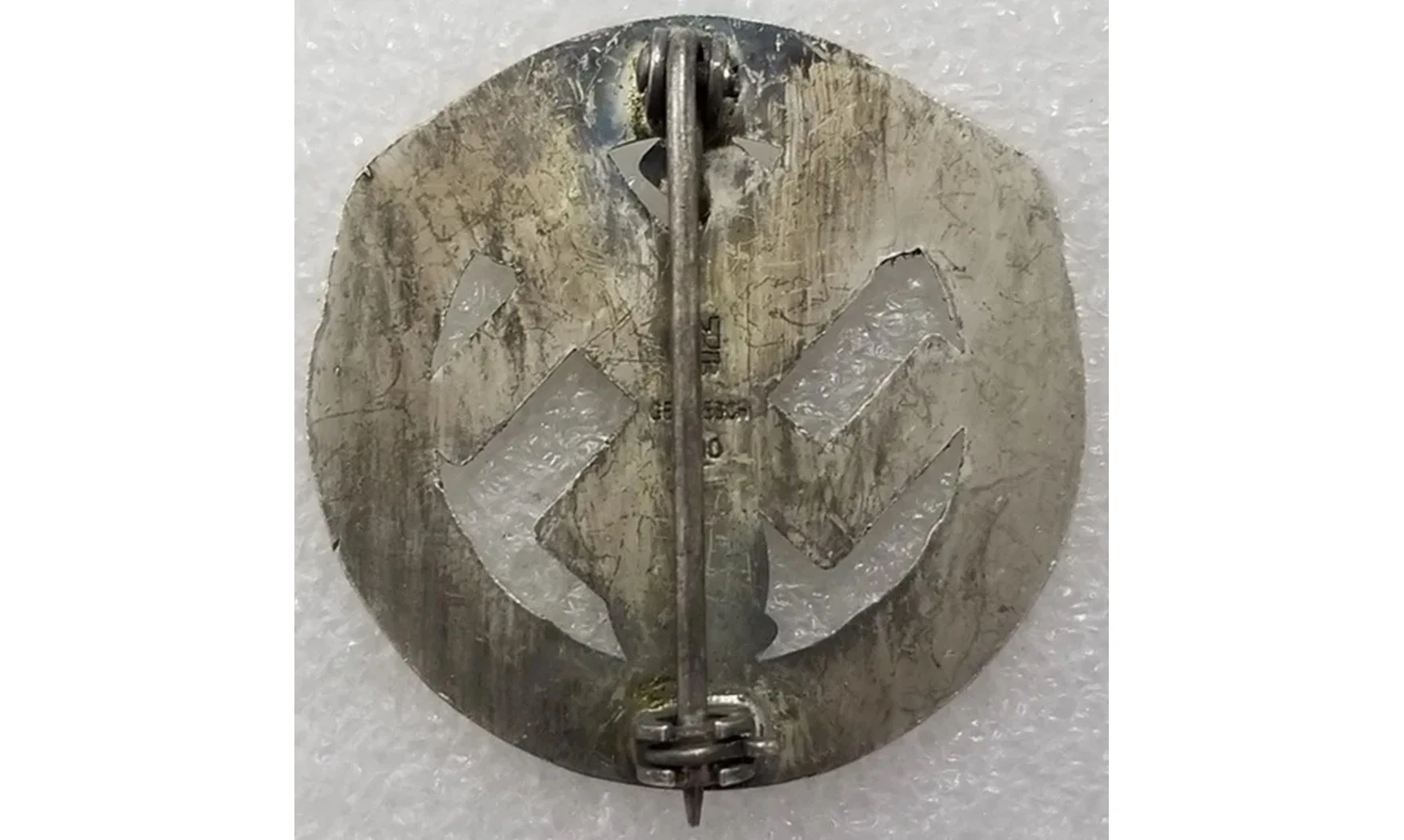 Insignia Deportes Autos NSKK plata vieja