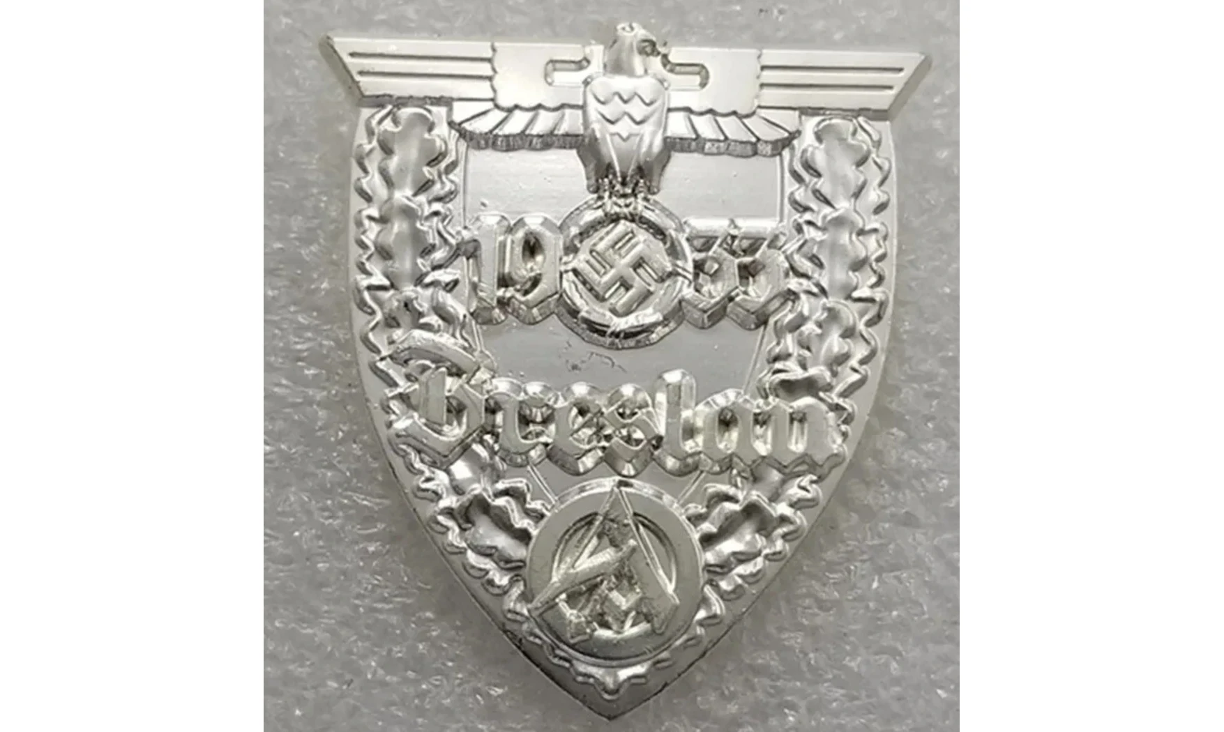 SA Breslau 1933 silver badge