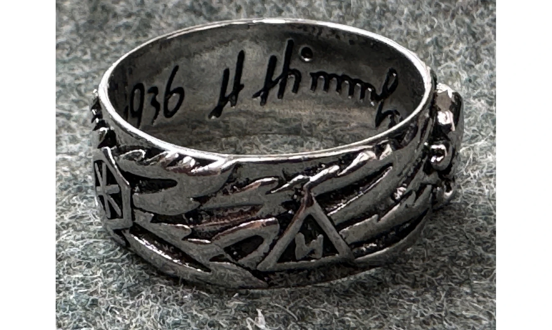 Anillo Totenkopf plata 9 mm AE